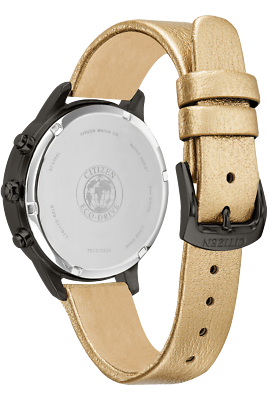 Citizen Eco-Drive Women's Chandler Chronograph Leather 39mm Watch