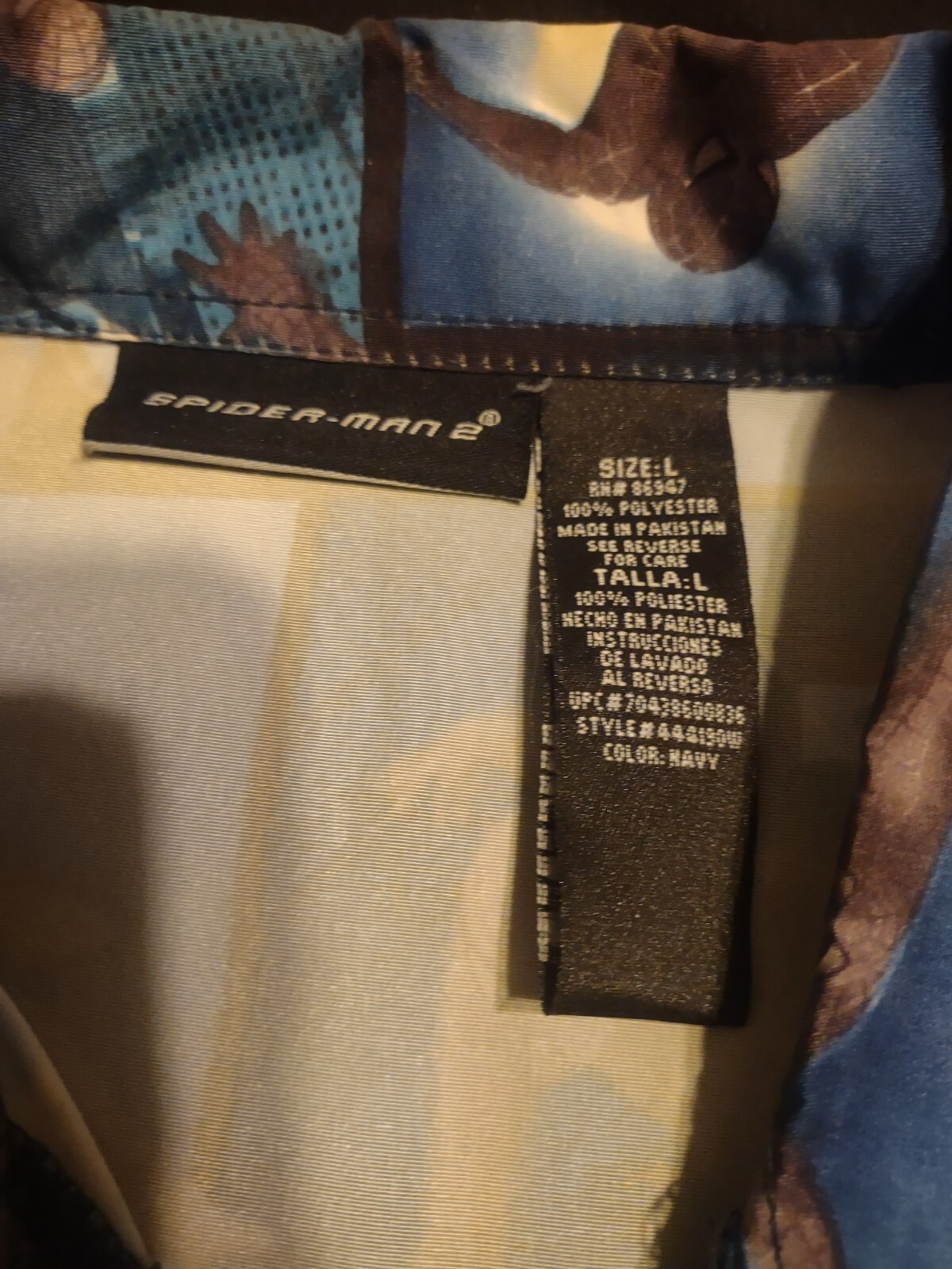 Spiderman Comic Con Marvel Button Down Camp Shirt… - image 5