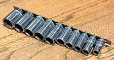 Mac Tools Semi Deep Metric 9mm-20mm Socket Set 38 Drive Lot 6-pt Tray Mid Mac Tools Semi Deep Metric 9mm-20mm Socket Set 38 Drive Lot 6-pt Tray Mid