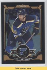 2015 Upper Deck O-Pee-Chee Update Black Rainbow Foil /100 Troy Brouwer READ p0r
