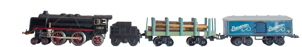 1930's Large Karl Bub (KBN) 0-gauge Clockwork Freight Train Set - Image 3 of 4
