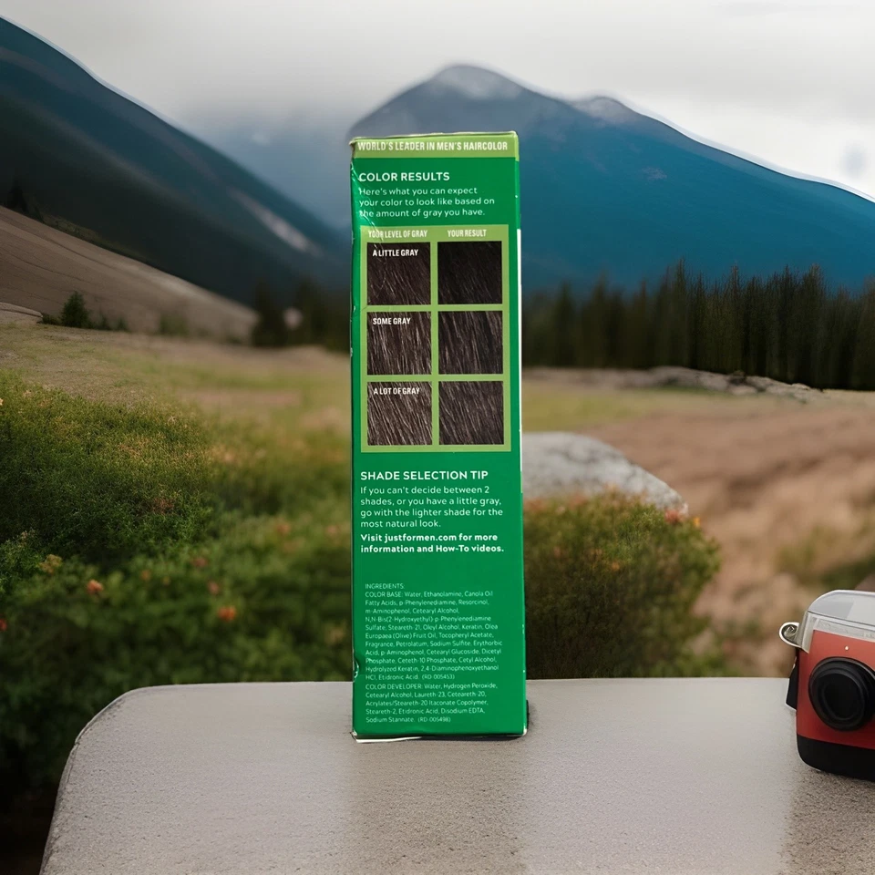 Cabello Just For Men, champú en color, marrón más oscuro Foto 2 de 4