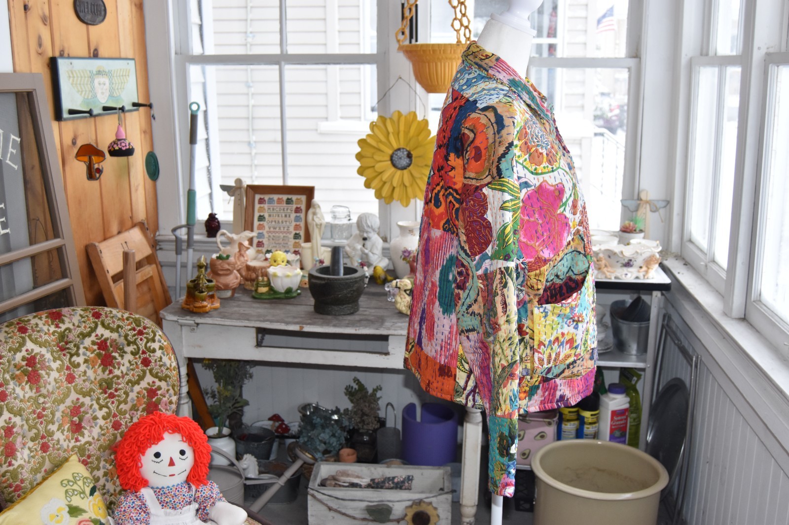 Dylan Women’s Patchwork Quilted Jacket Multicolor… - image 4