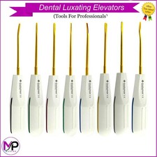 Dental Extraction Set Of 8 Luxating Root Elevators Oral Surgery Tooth Extracting