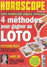 Horoscope 4 méthodes pour gagner au LOTO Tarot Numérologie Pendule Astrologie 98