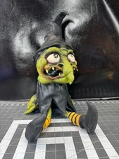 Vintage Paper Magic Group Hanging Halloween Green WITCH