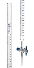 Eisco Labs Burettes - PTFE Key Stopcock, Class 'A', Capacity 100ml - 0.20ml B...