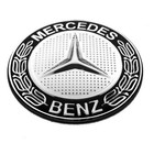 4x wheel center stickers 70mm emblems badges decals for Mercedes Benz wheel caps
