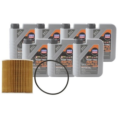 7L Liqui Moly Top Tec 4210 0W-30 Mahle Engine Oil Change Kit for S80 XC90 L6 V8