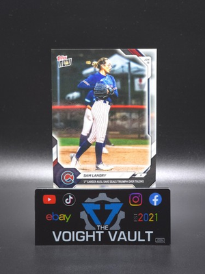 #ad FIRST CAREER SAVE Sam Landry 2026 Topps Now AUSL Softball Portland Cascade #11 $17.95