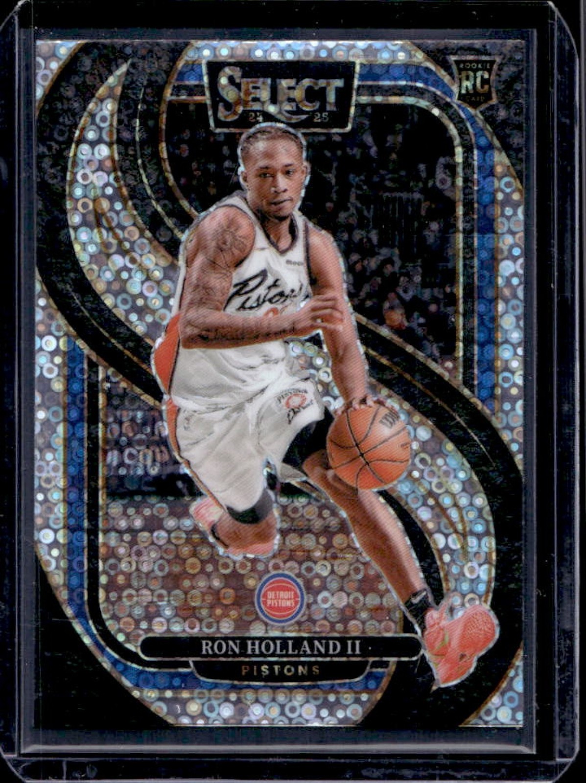 2024-25 Select Ron Holland II Premier RC Disco Prizm #198 Pistons