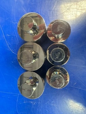 Calibration Weight Set, (3) 1kg and (3) 500g Weights,   Shipped by Priority Mail
