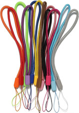 AMUU 12 Pack Wrist Lanyards Short Colorfull Hand Wrist Lightweight Lanyard Strap