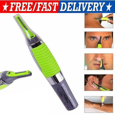 #ad Hot Men Nose Ear Face Neck Eyebrow Hair Mustache Beard Trimmer Shaver Clipper $5.58