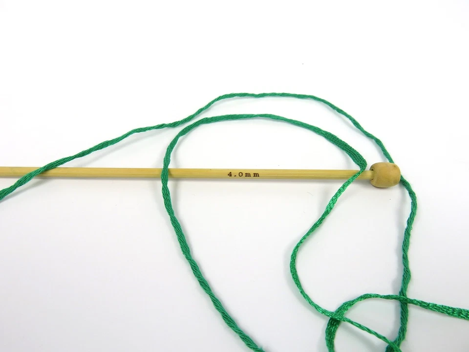 Fio de fita Summertime Green 83244 Ice Yarns DK mistura de algodão 50gr 136yd - Imagem 4 de 4