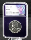 1963 Franklin Half Dollar Gem Proof PF 68 NGC Graded 50C U.S. Silver Coin