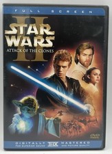 Star Wars II Attack Of The Clones DVD Fullscreen Ewan McGregor Natalie Portman