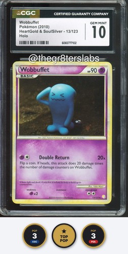 Wobbuffet graded CGC 10 for sale on eBay