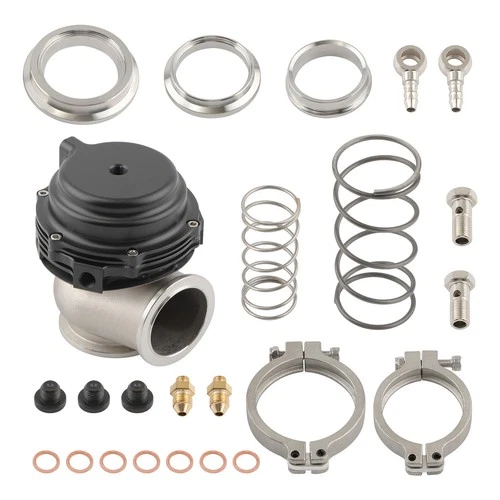 44mm External Wastegate w/ V-Band Flanges (Contains PSI Springs -7PSI/14PSI) 1PC