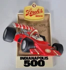 Vintage Stroh's Beer Indianapolis 500 Sign 3D Vacuform Indy Car Bar Decor Racing