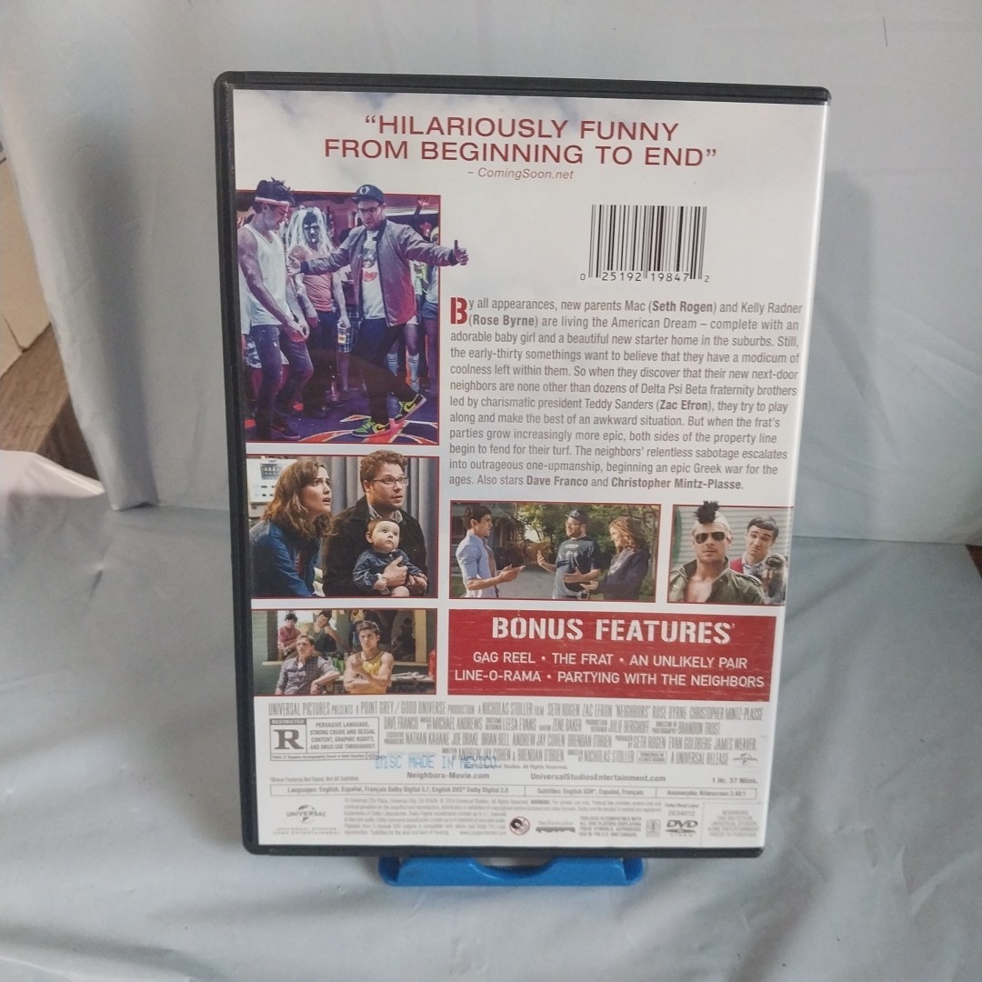 Neighbors (DVD, 2014) Efron, Rogen 25192198472| eBay