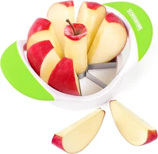 3.5" Apple Slicer & Corer with 8 Blades – Stainless Steel Apple Cutter Green