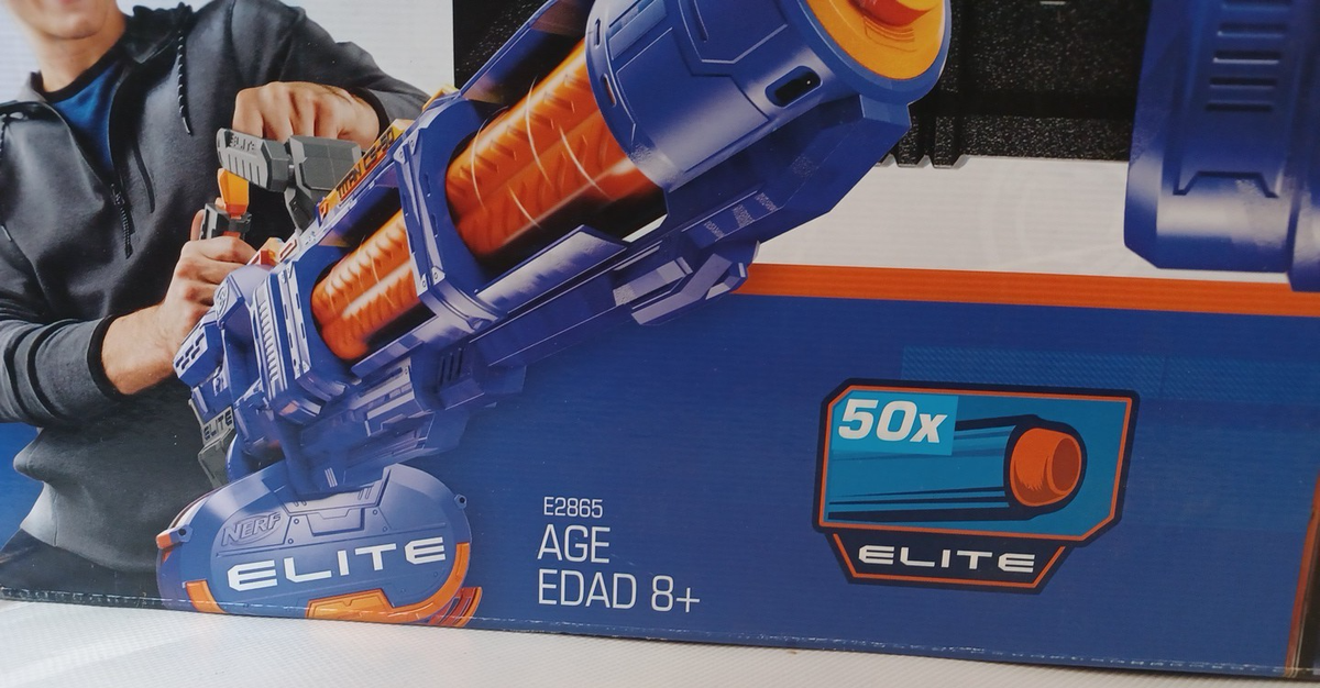 Nerf E2865 Elite Titan CS-50 50-Dart Toy Blaster for sale online