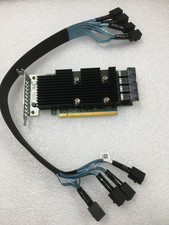 Dell GY1TD / PE R630 SSD PCI-E Extender Expansion Card w/Cable -Low Profile