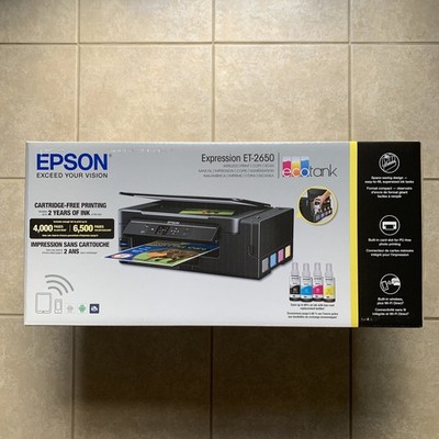 Epson Expression ET-2650 EcoTank All-in-One Printer (Brand New)