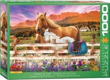 Horse  Foal 1000-Piece Jigsaw Puzzle 19x27 