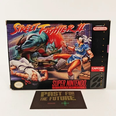 SNES Super Nintendo Street Fighter II 2 OVP CIB NTSC-U US - Bild 1 von 4