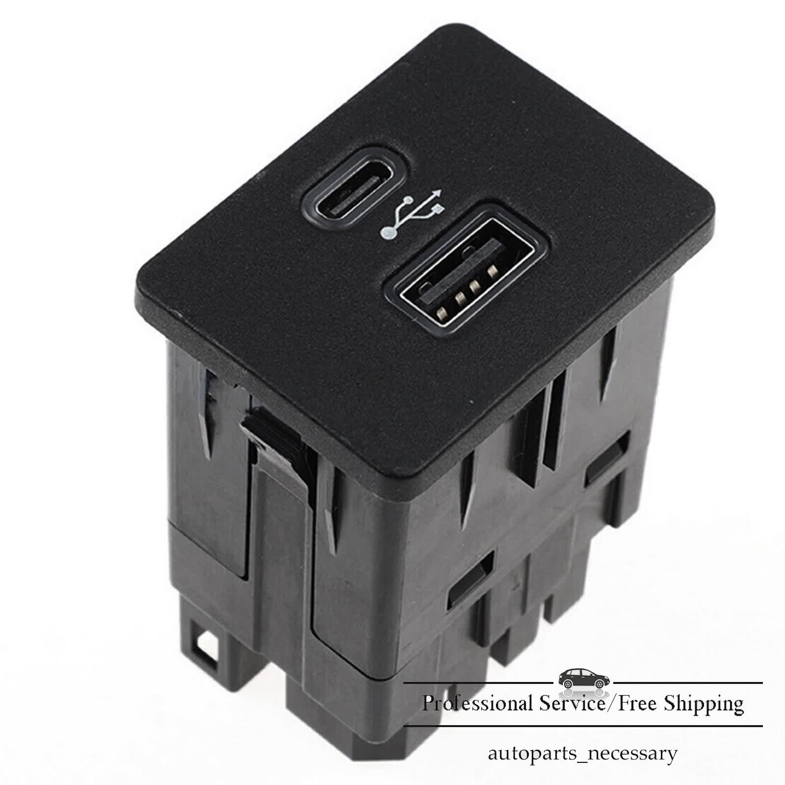 USB Media Hub Type A & C Charge Port Sync 3.4 Upgrade Fits Ford Bronco 2021-2025