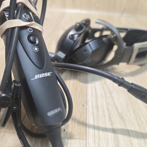 Bose X Aviation A10 Dual GA Plugs Headset AHX-32-01 - FOR PARTS/REPAIR