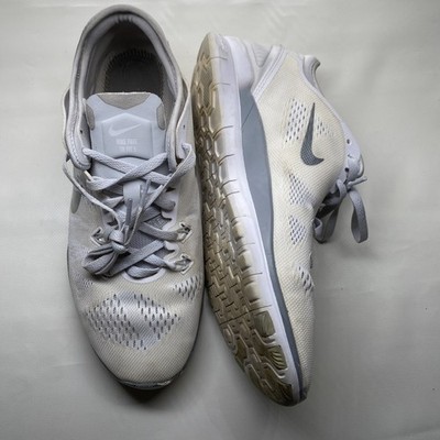 Nike Free TR Fit 5 Women White Training Running Jogging Shoes Athleisure Sz 9.5
