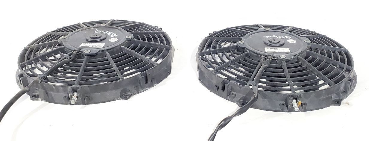 2005 Lotus Elsie OEM Pair Radiator Fan Assembly SPAL VA11-AP7/C-57S