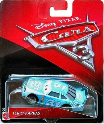 CARS 3 - TERRY KARGAS Triple Dent #31 Disney Pixar Cars auto Mattel 1:55 scale