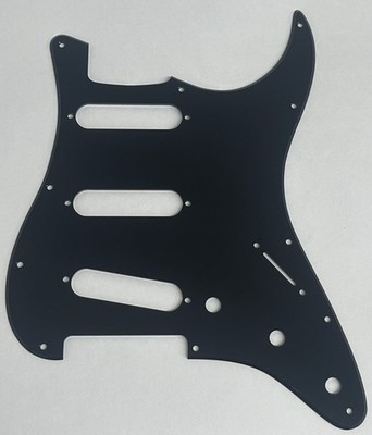 Custom For Stratocaster Start SSS 11 Hole Guitar Pickguard Acrylic Black