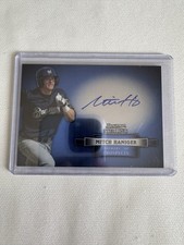Mitch Haniger 2012 Bowman Sterling Auto Prospect #BSAP-MH Milwaukee Brewers