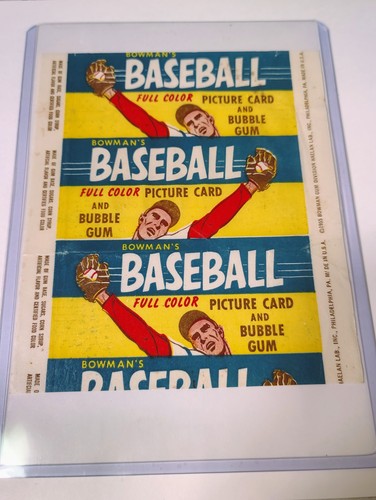 1955 Bowman Baseball 1 Cent Wrapper 