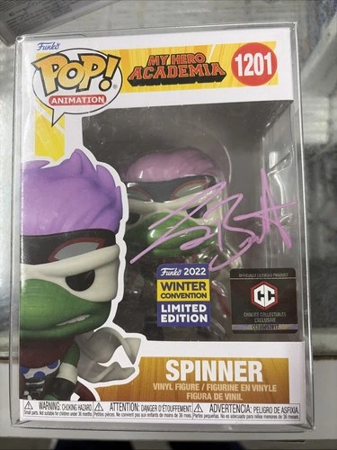 Funko Pop! Spinner My Hero Academia #1201 (Exclusive) Signed/Autographed COA