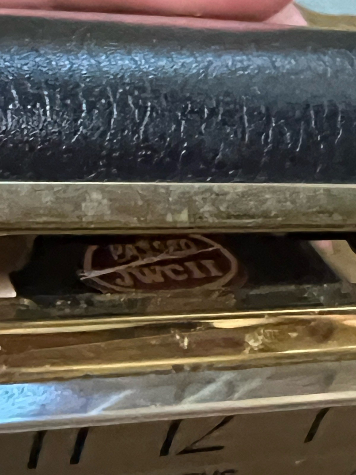 Vintage Spartus JWCII Foldable Travel Alarm Clock Battery 🔋 Luminescent