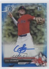 2017 Bowman Draft Chrome Pick Blue Refractor /150 Cole Brannen #CDA-CB Auto 0c6