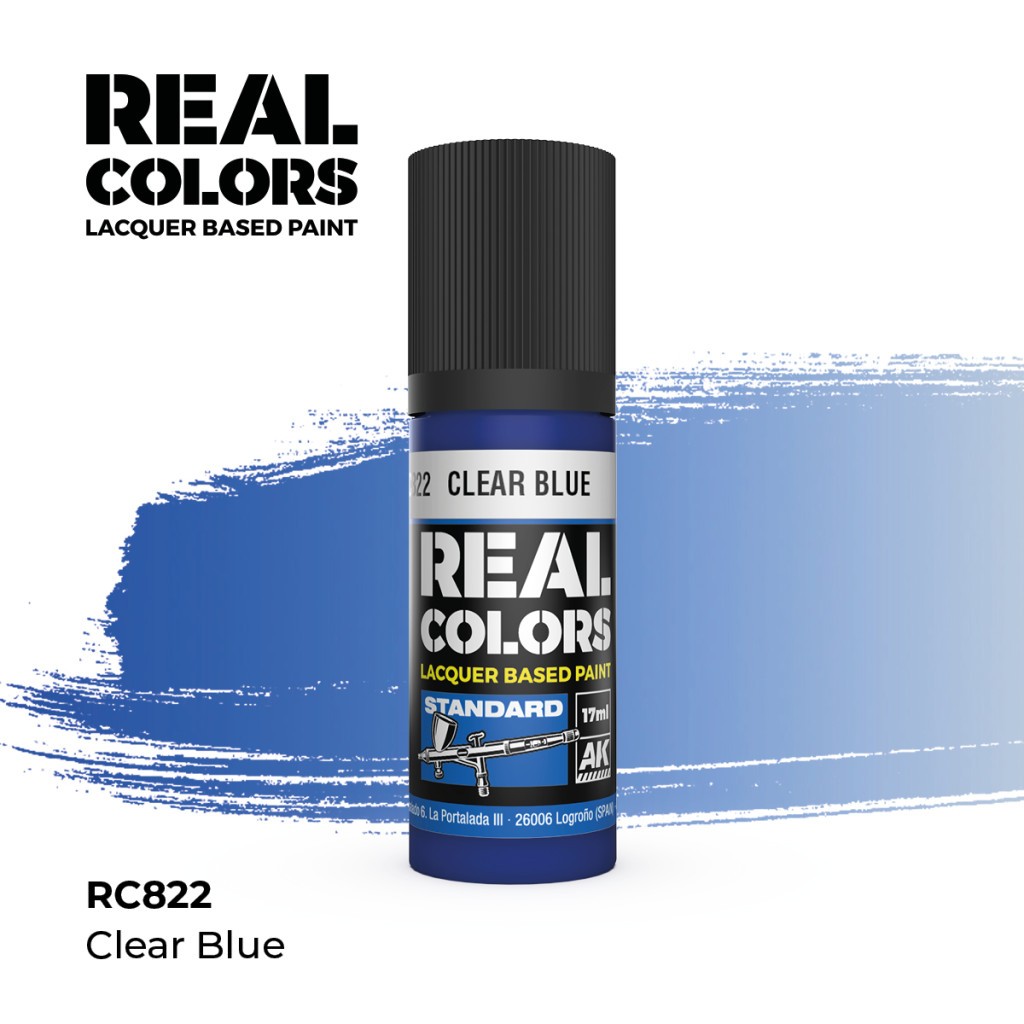 AK Interactive RC822 - Clear Blue 17 Ml - New