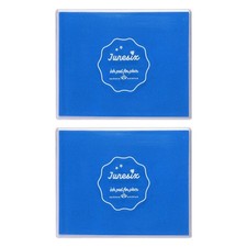2Pcs Large Sky Blue Stamp Ink Pad, Washable Craft Stamps Inkpad