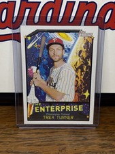 2026 Topps Heritage - The Enterprise Trea Turner #TE-TT Philadelphia Phillies SP