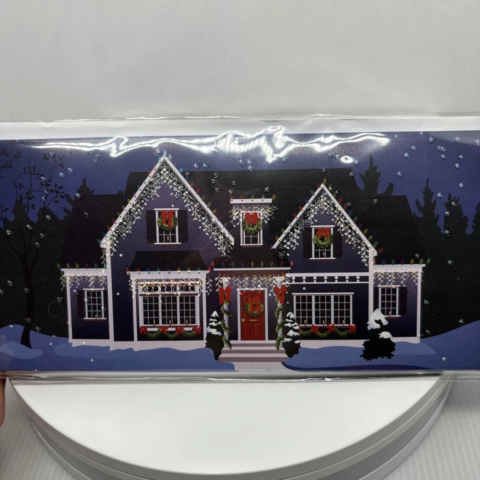 Up With Paper Panoramics Pop Up Christmas Cards Set 3 Houses Santa Reindeer - Image 4 of 4