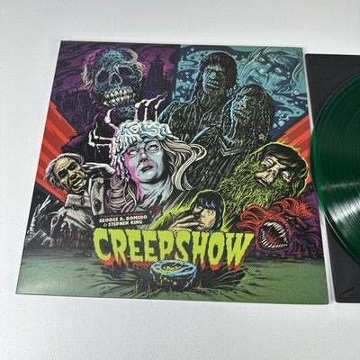 CREEPSHOW Original Movie Score OST Meteor Shit Green Vinyl LP Waxwork Records NM