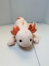 Aurora Miyoni Axolotl Plush 12  Pink Stuffed Animal Realistic Soft Toy