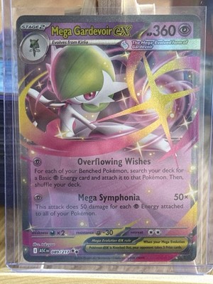 Pokémon TCG Mega Gardevoir EX 089/217 Ascended Heroes Mint/Near Mint
