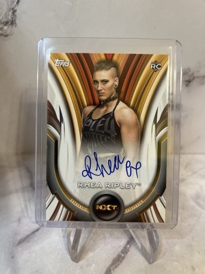 RHEA RIPLEY ROOKIE AUTO (173/199) 2020 Topps WWE Women's Division | eBay